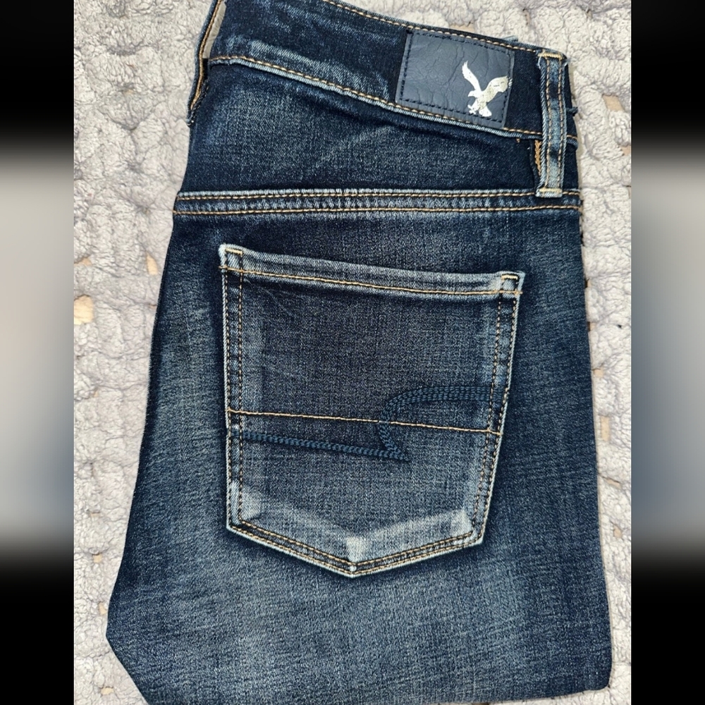 American Eagle 360 High Rise Super Stretch Dark Wash Women's jeans